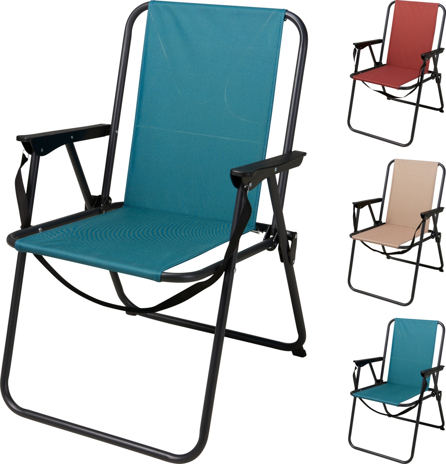 Vouwstoel Unica 57x48x42cm 3 assorti kleur