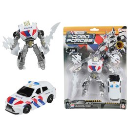 Transformeer Robot in Politieauto