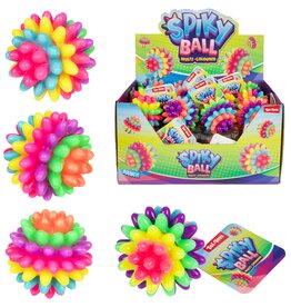 Bal Sensorisch Spiky 7,5cm 3 assorti kleur