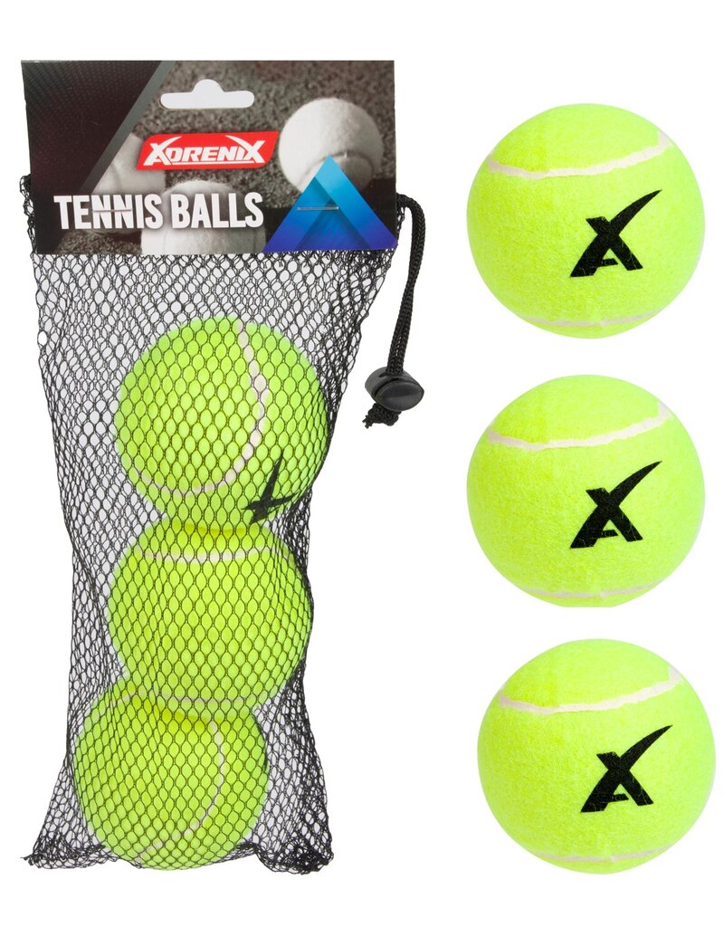 Tennisballen 3 stuks in hersluitbaar net