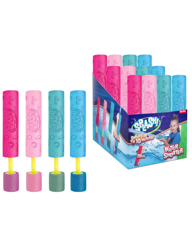 Waterspuiter Foam 20cm 4 assort kleur