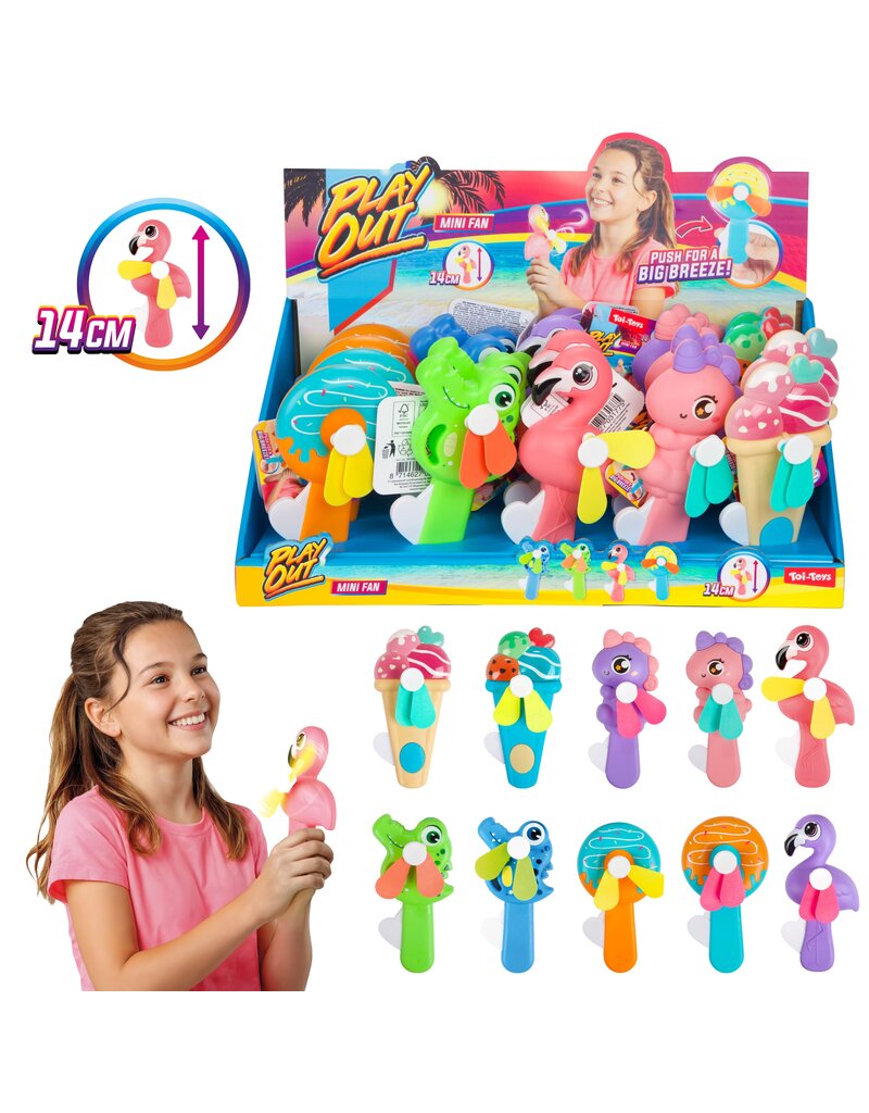 Ventilator Handmatig 14cm 10 assorti
