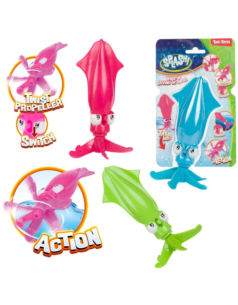 Duikspel Vang de Zwemmende Octopus 3 assorti kleur