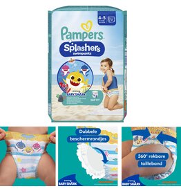 Pampers Splashers Zwemluiers Maat 4-5 (9-15 kg) 11 stuks