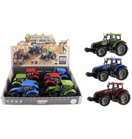 Tractor Frictie 20cm 3 assorti kleur