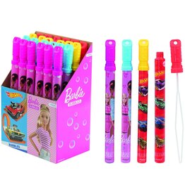 Bellenblaas Barbie & Hot Wheels 120ml 4 assorti