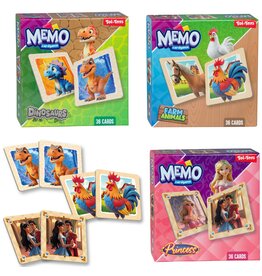 Geheugenspel Memo 36-delig 4 assorti
