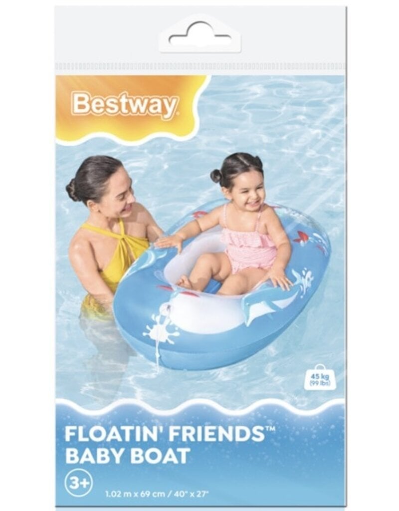 Bestway Baby Boot Floating Friends 102x69cm