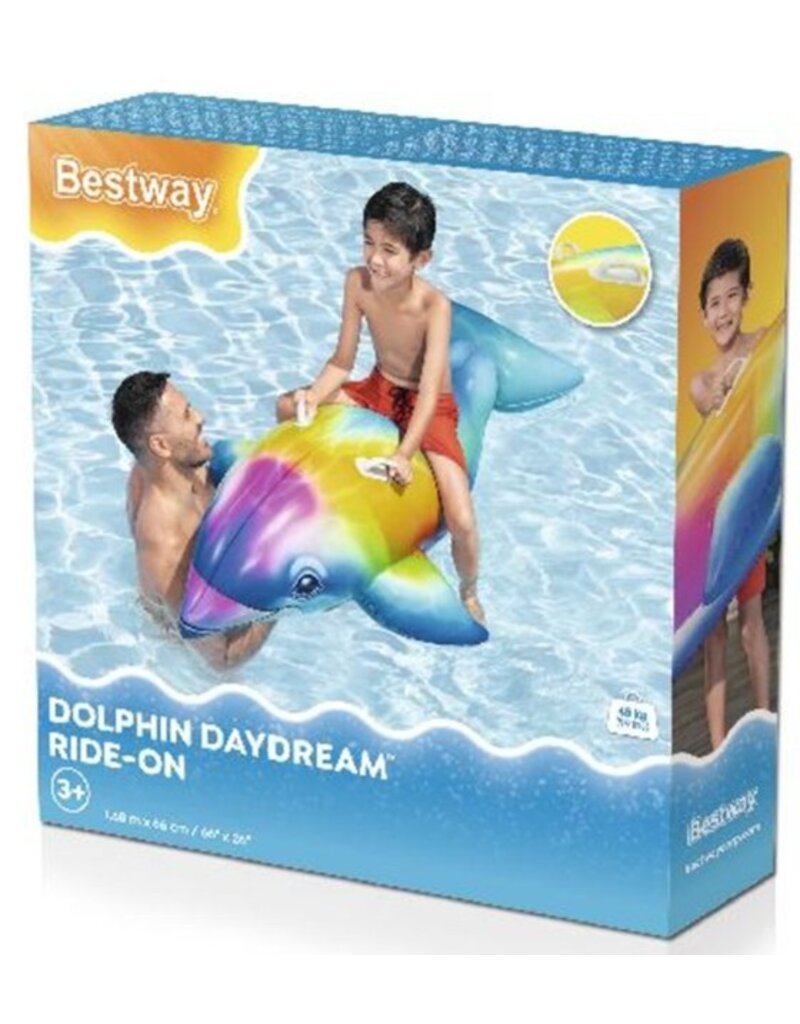 Bestway Dolphin Daydream Ride-On 168x66cm