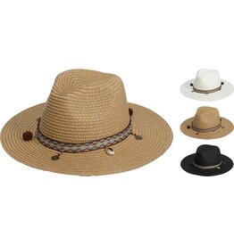 Dames Hoed Boho Design 3 assorti kleur