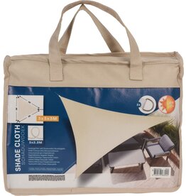 Schaduwdoek Driehoek 3x3x3meter Creme