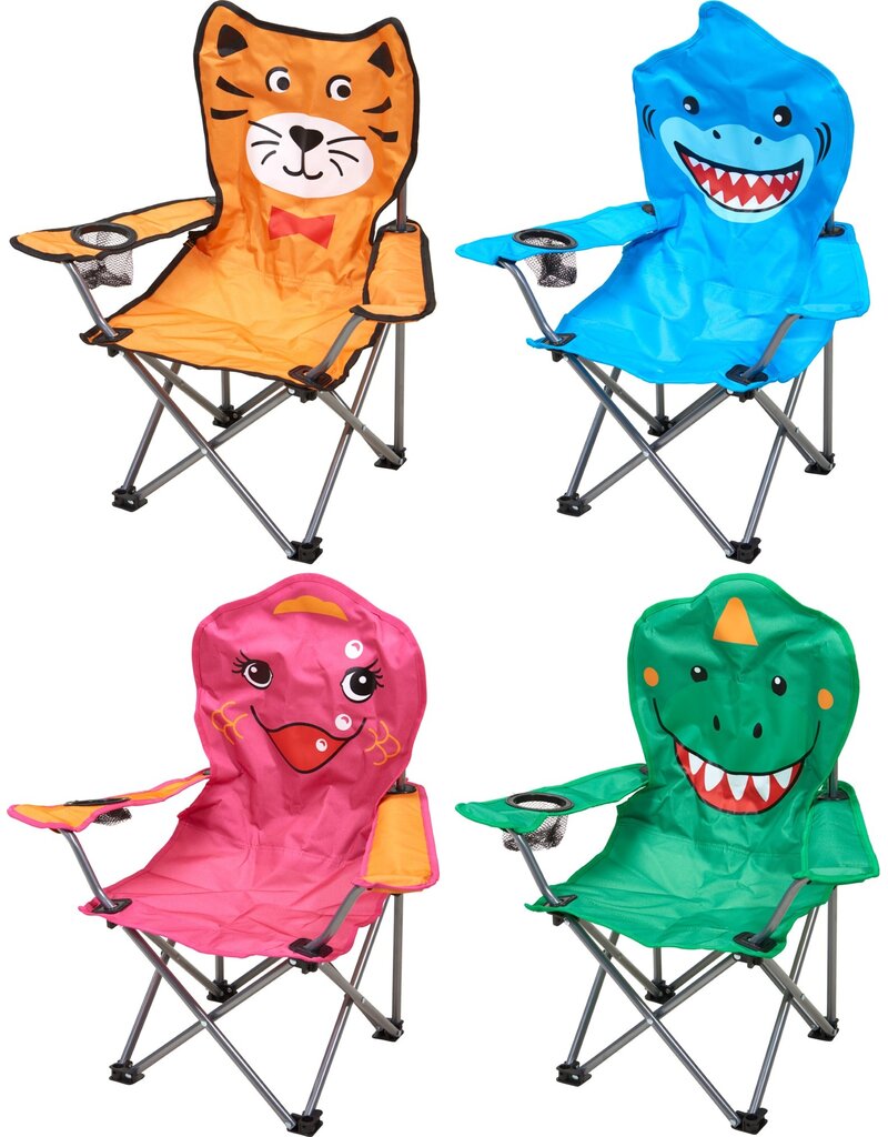 Kinder Vouwstoel 35x35x60cm 4 assorti design