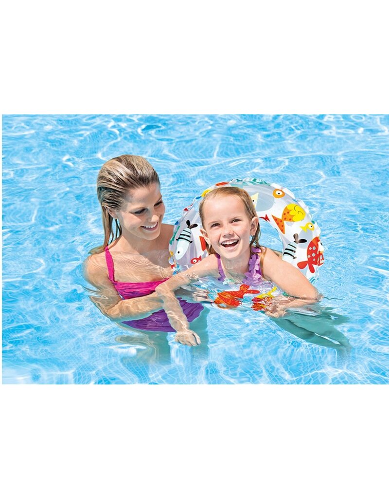 Intex Zwemring Lively Print 51cm 3-6 jaar 3 assorti design