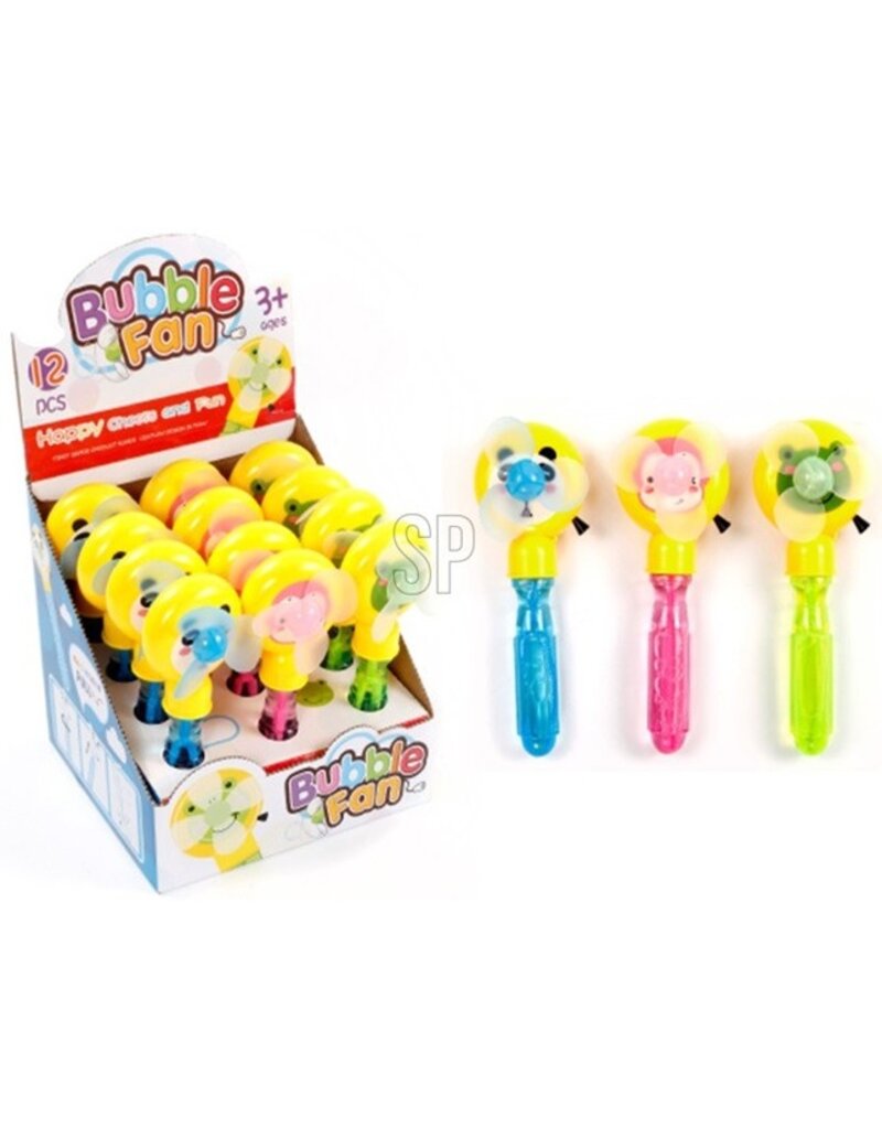 Bellenblaas Mini Ventilator 3 assorti kleur