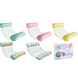 Hangmat Opblaasbaar 128x80cm 5 assorti kleur