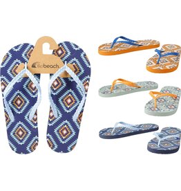 Dames Teenslipper maat 36-41 3 assorti kleur