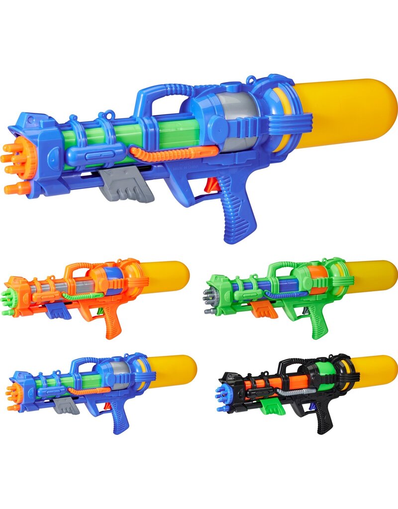 Watergeweer 51cm met pomp 4 assorti kleur