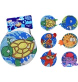 Werpschijf Water Foam 18cm. 4 assorti design