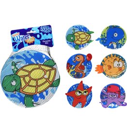 Werpschijf Water Foam 20cm. 6 assorti design