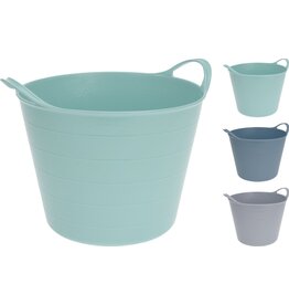 Emmer Flexibel 7 liter d26x h20cm 3 assorti kleur