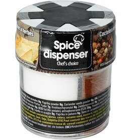 Kruidenstrooier met 6 kruiden gevuld