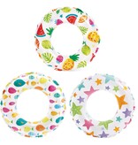 Intex Zwemring Lively Print 51cm 3-6 jaar 3 assorti design
