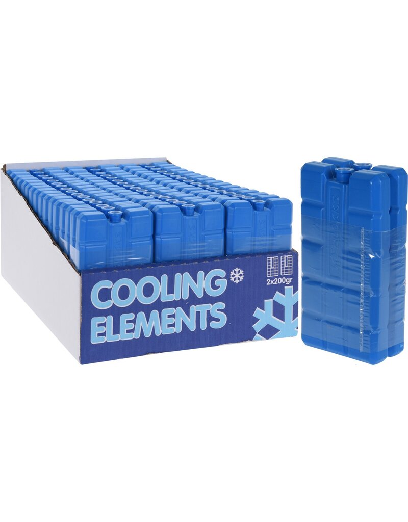 Koelelement 16,5x11x1,5cm 200gram set van 2 stuks