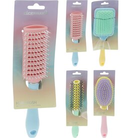 Haarborstel PP 23cm 4 assorti vorm