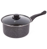 Steelpan 20cm + deksel marble non stick coating