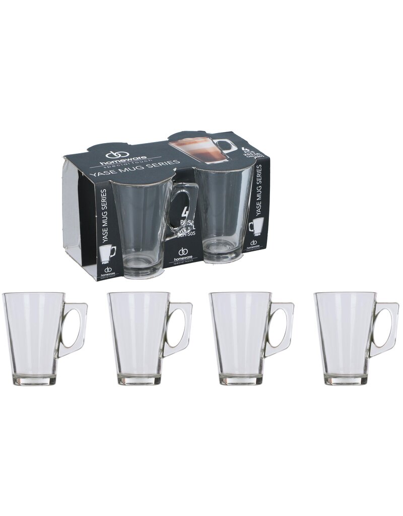 Koffieglas Yase 255ml 4 stuks