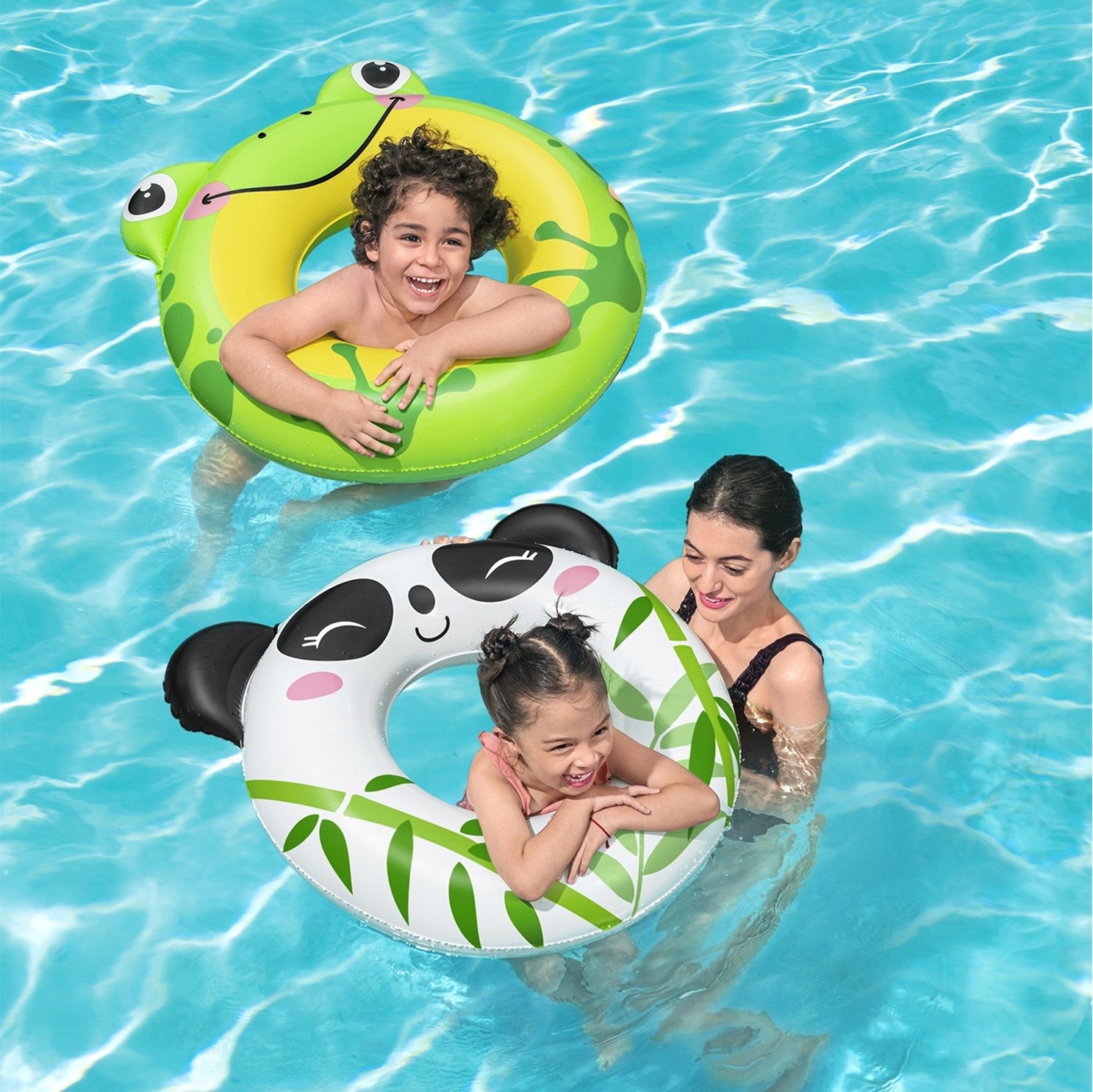 Bestway Zwemring Splashpals Panda 79x85cm of Kikker 85x76cm, foto 2 van 3