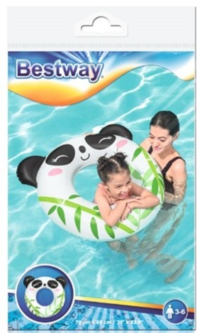 Bestway Zwemring Splashpals Panda 79x85cm of Kikker 85x76cm, foto 3 van 3