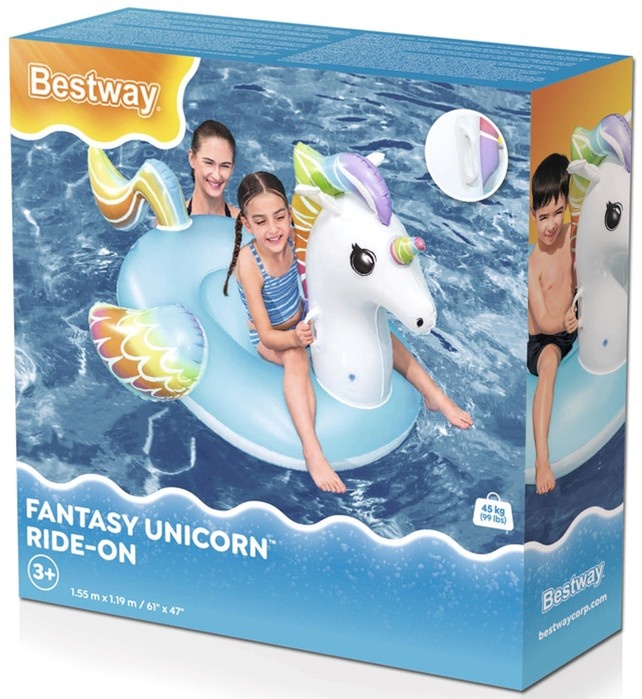 Bestway Fantasy Unicorn Ride-On 155x119cm, foto 3 van 3