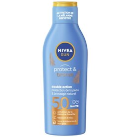Nivea Sun Lotion Protect & Bronze SPF50 200ml (Fr tekst)