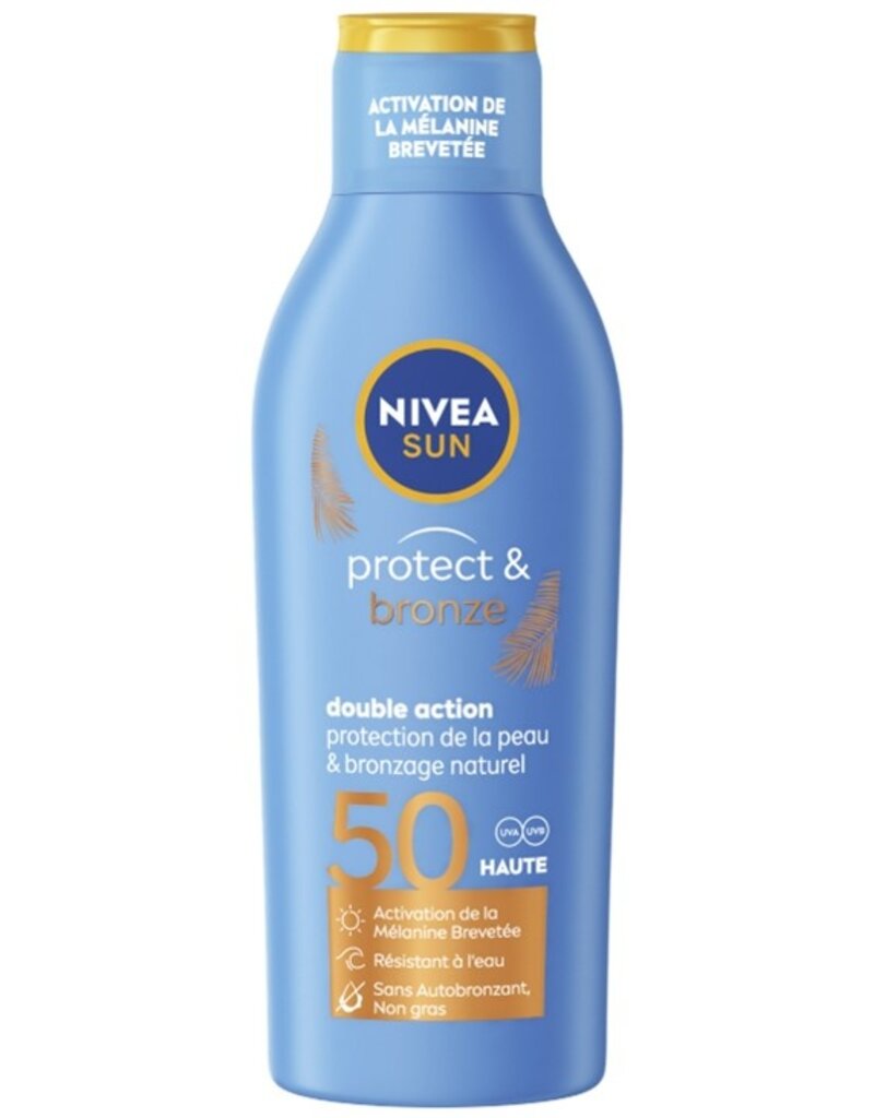 Nivea Sun Lotion Protect & Bronze SPF50 200ml (Fr tekst)