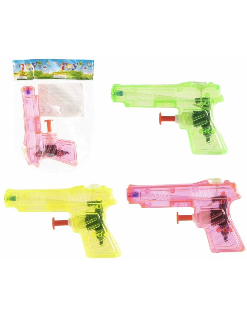 Waterpistool 10cm assorti kleur