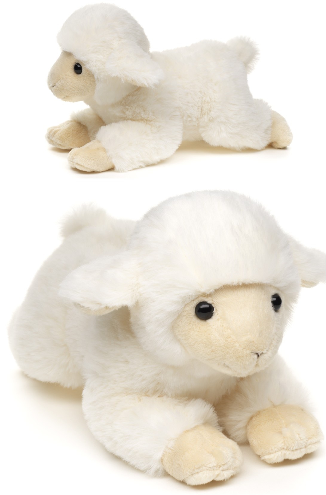 Pluche Lam liggend 22cm