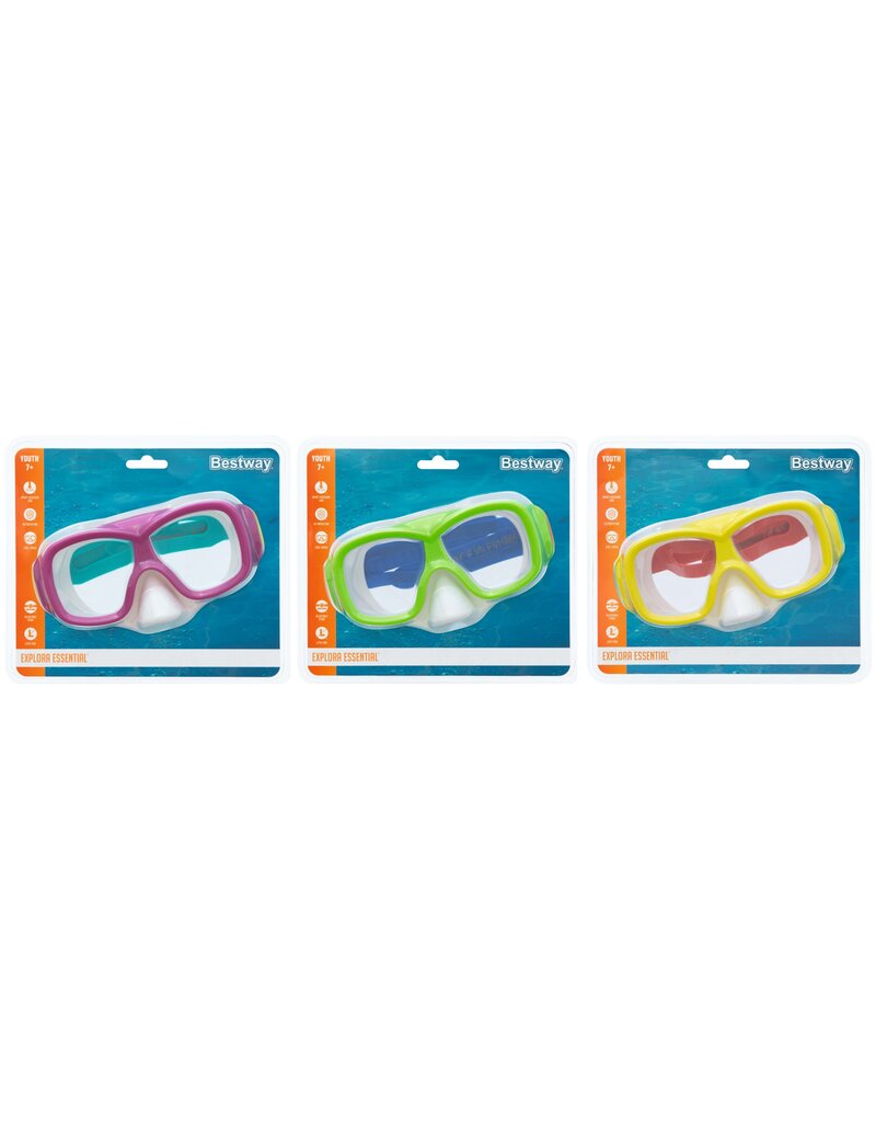 Bestway Duikbril Explora Essential 7 jaar+ 3 assorti kleur