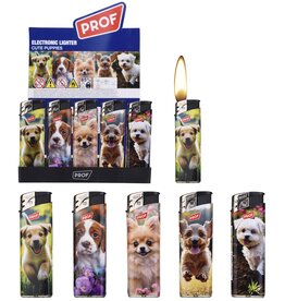Prof Aansteker Cute Puppies 5 assorti design