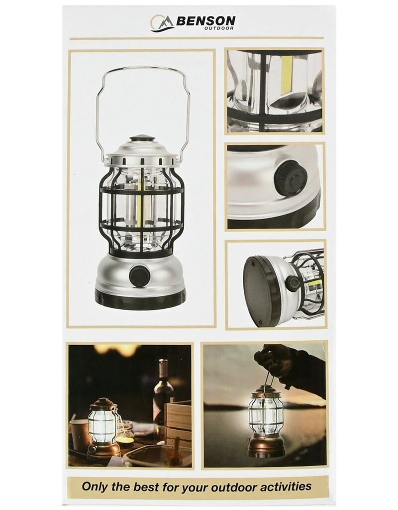 Campinglamp Dimbaar Ø10 x 18cm.