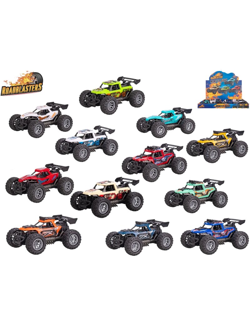 Big Wheel Auto Frictie 10,5cm 12 assorti