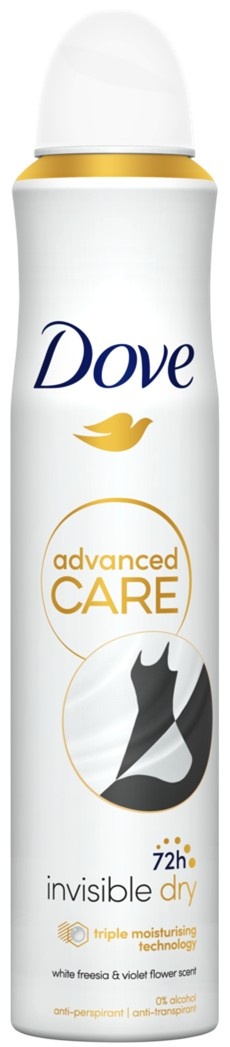 Dove Deospray Advanced Care Invisible Dry 200ml.