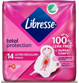 Libresse Maandverband Ultra Regular+ Wings 14 stuks