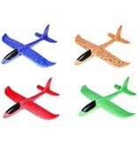 Vliegtuig Foam 46cm 4 assorti kleur