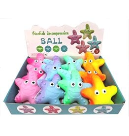 Squeeze Zeester 10cm 4 assorti kleur