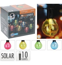 Pro Garden Solar Lichtslinger Multi Colour 10 Led Lampjes