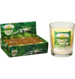 Citronella Kaars in Glas 5x6cm