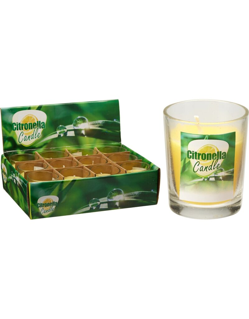 Citronella Kaars in Glas 5x6cm