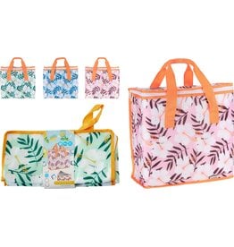 Koeltas Bloemen Design 16liter 34x16,5x36cm 3 assorti design