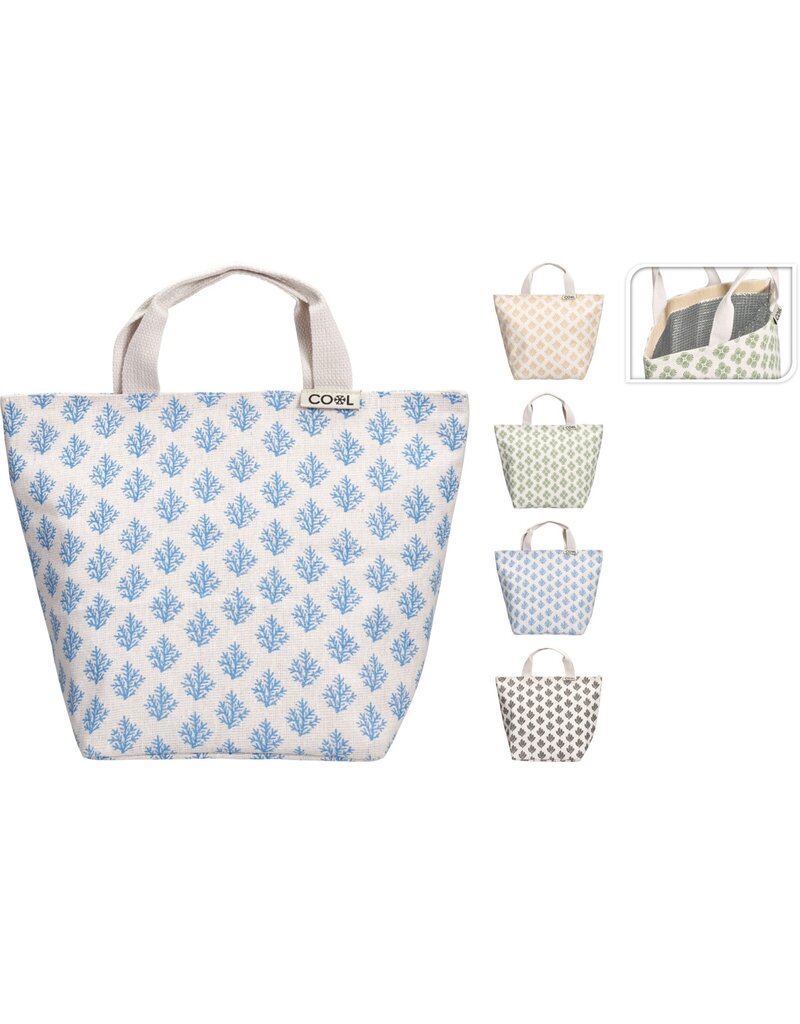 Koeltas/Lunchtas 5 liter 19x12x23cm 4 assorti kleur